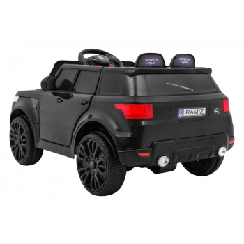 Autko Start Run na akumulator Czarny + Pilot + Bezpieczny SUV